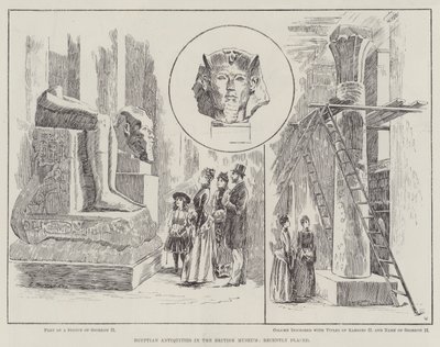 Antigüedades egipcias en el Museo Británico, recientemente colocadas de Edward Morant Cox